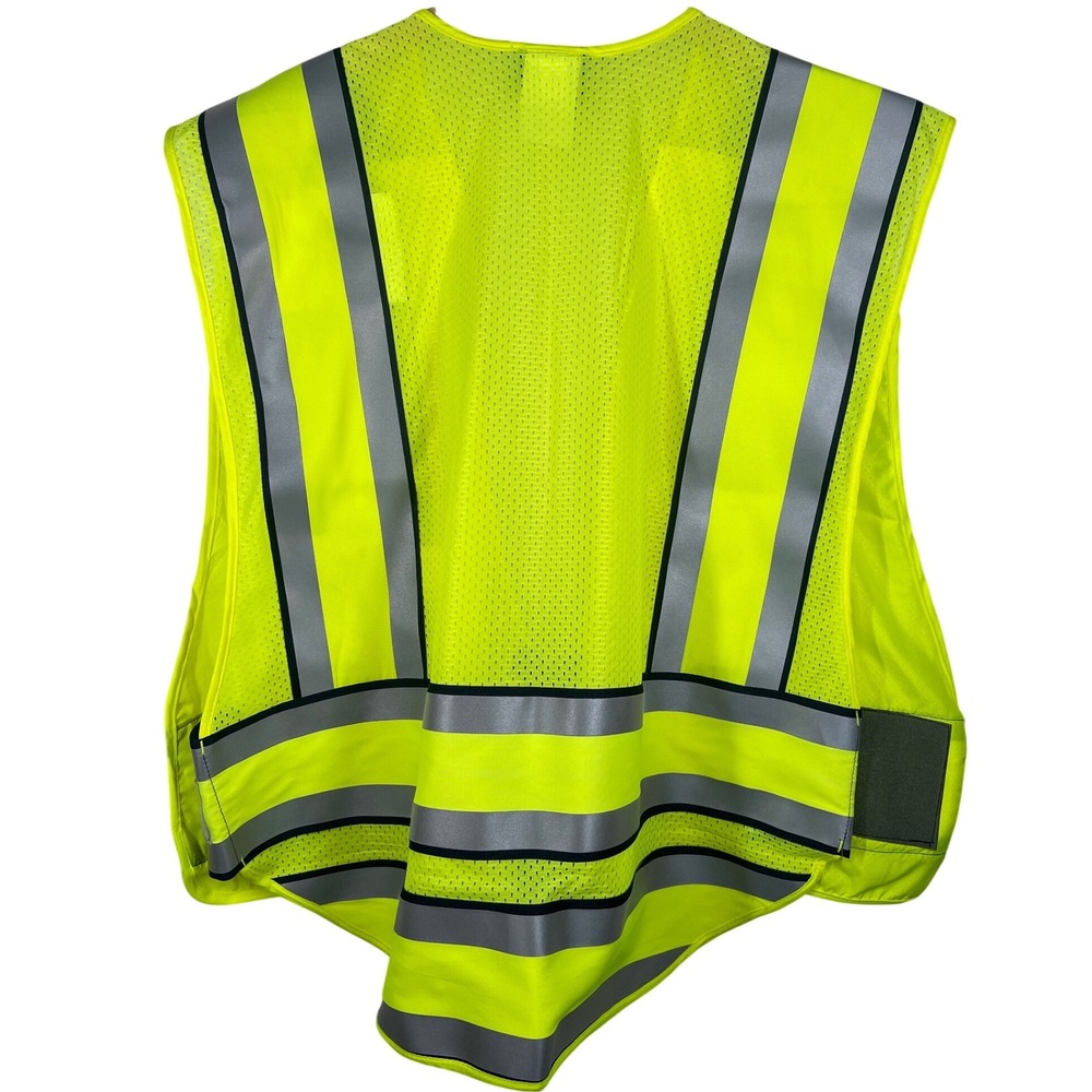 Flying Cross Vis-Mat High Visibility Safety Vest Yellow 3XL F1 71500 NEW - Picture 3 of 4